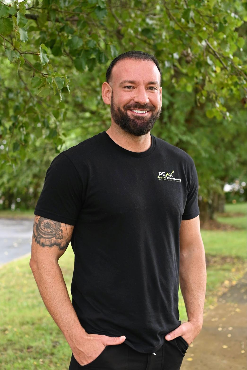 Eddie Hughes, FNP-BC, peptide therapy provider at Peak Performance Wellness in Johnson City, TN